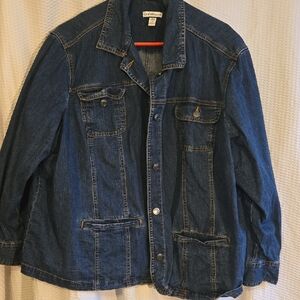 Croft & Barrow Dark Blue Stretch Jacket